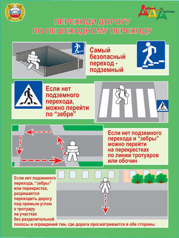5 правил пешехода